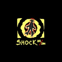 shock el dia logo on a black background